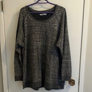 Maurices Charcoal Knit Top